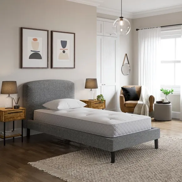 Modern Curve Textured Weave Bed 2