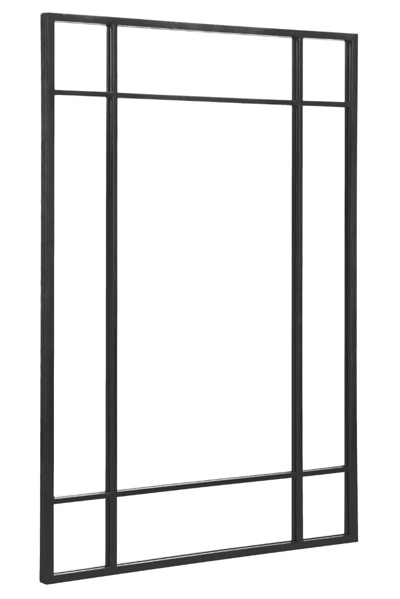 MirrorOutlet Black Modern Contemporary Garden Wall Mirror 39" X 27" (100x70CM) 4