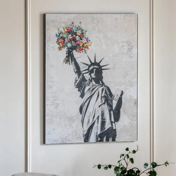 Cedar and Sage NY Urban Abstract 1 Framed Canvas