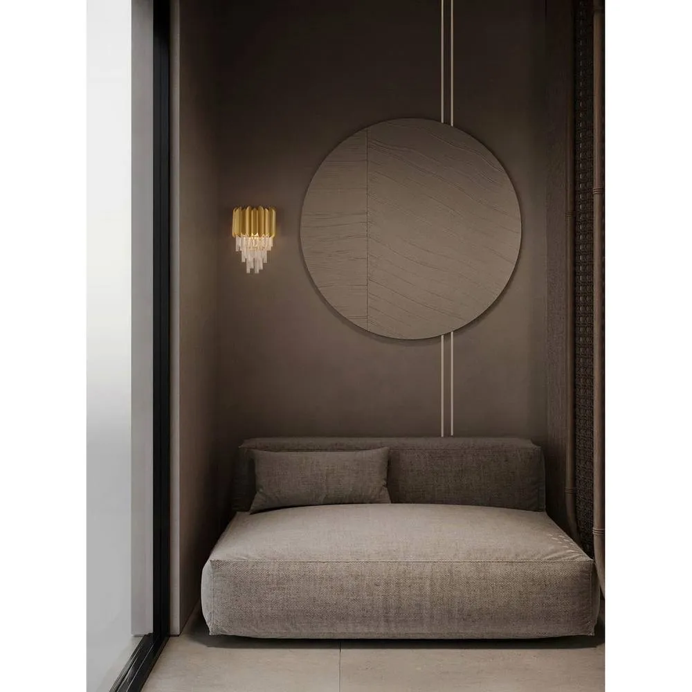 Netlighting Magnolia Wall Lamp Gold E14 2x5W 2
