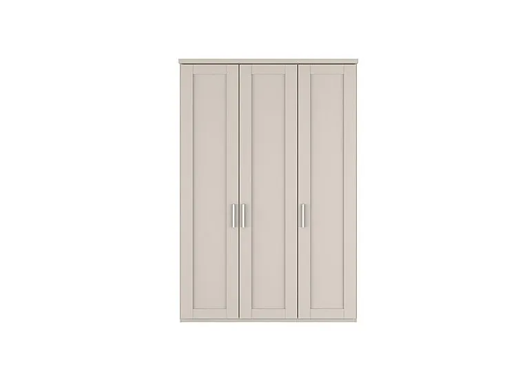 Kempton 3 Door Hinged Wardrobe - Champagne