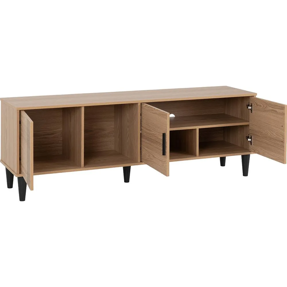 Seconique Tessa TV Cabinet in Natural 3