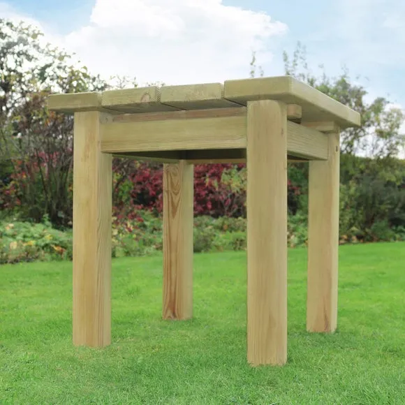 Emily Wooden Square Side Table 5