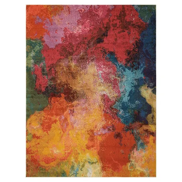 Multi Coloured Celestial Palette Rug 2