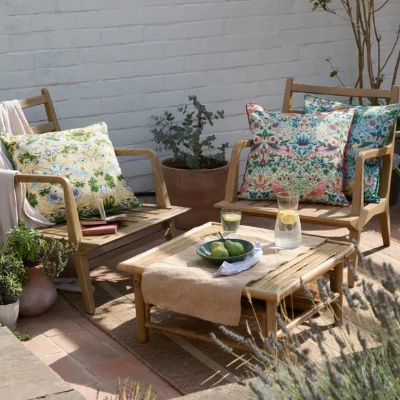 Strawberry Thief Outdoor Square Cushion 6