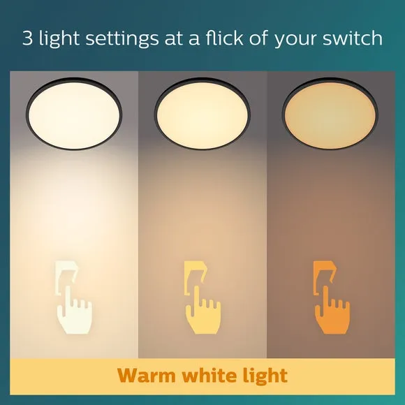Philips Warm White Superslim Integrated LED Flush Ceiling Light 4