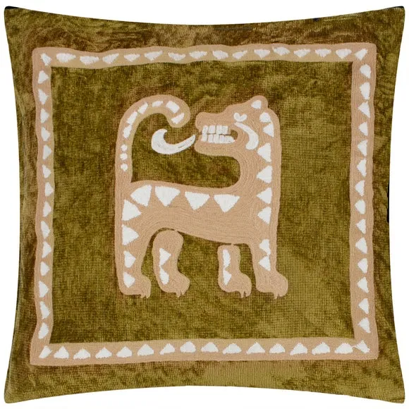 Dynasty Tiger Square Cushion 3