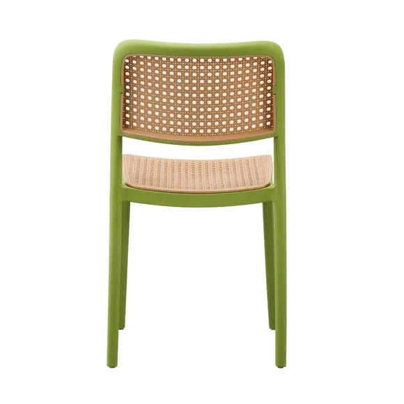 Fusion Living Plastic Cafe Dining Chair 6