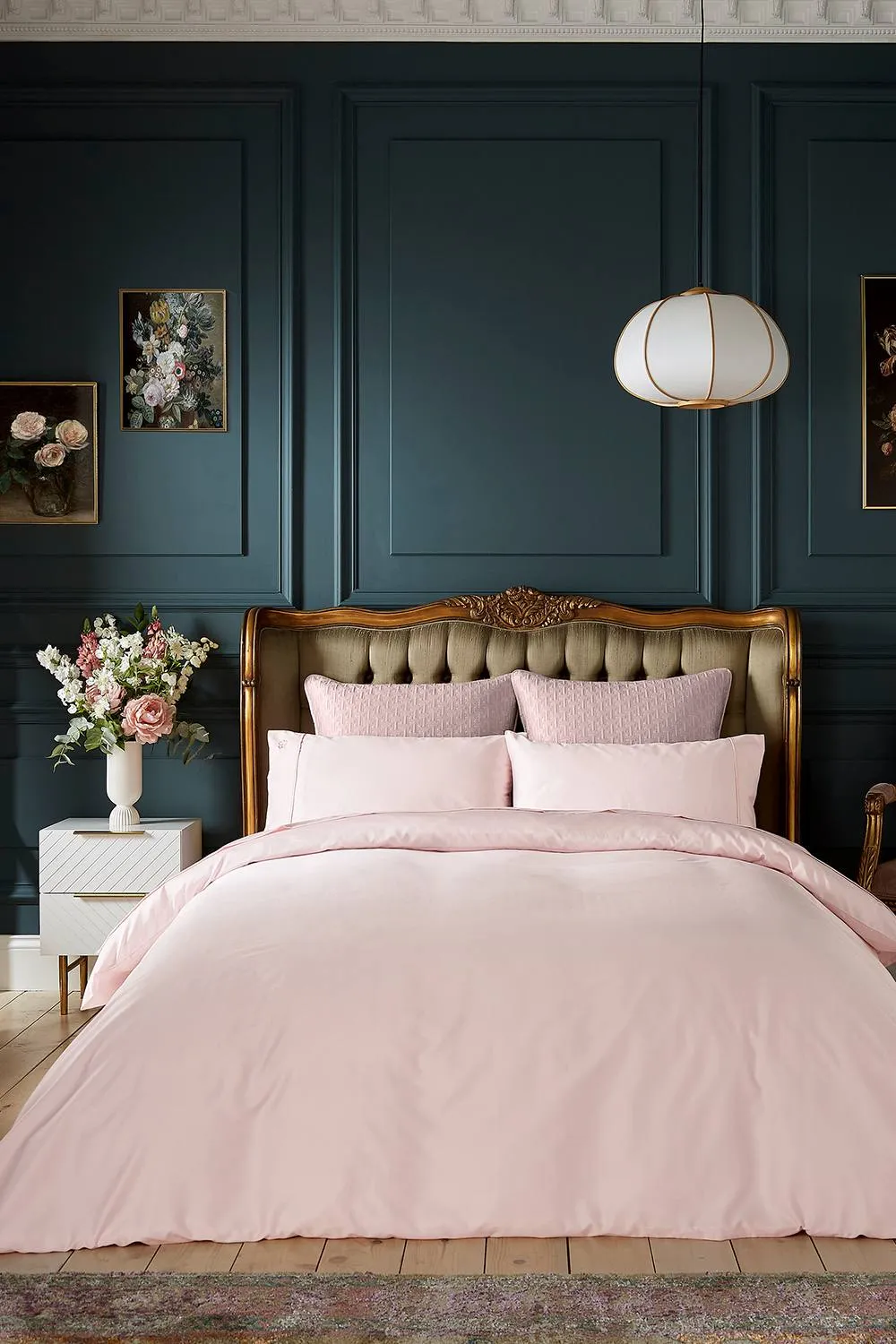 Ted Baker 'TB Plain Dye' Cotton Sateen Duvet Cover in Pink