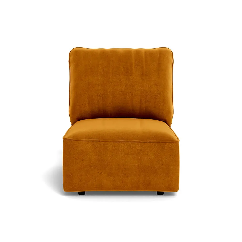 Heal's Morven Single Unit Smart Luxe Velvet Cognac 1