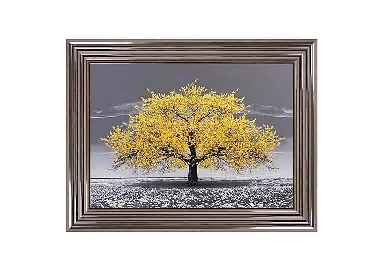 Cherry Tree Small Framed Art - Yellow - Home Accessories - In Time for Christmas