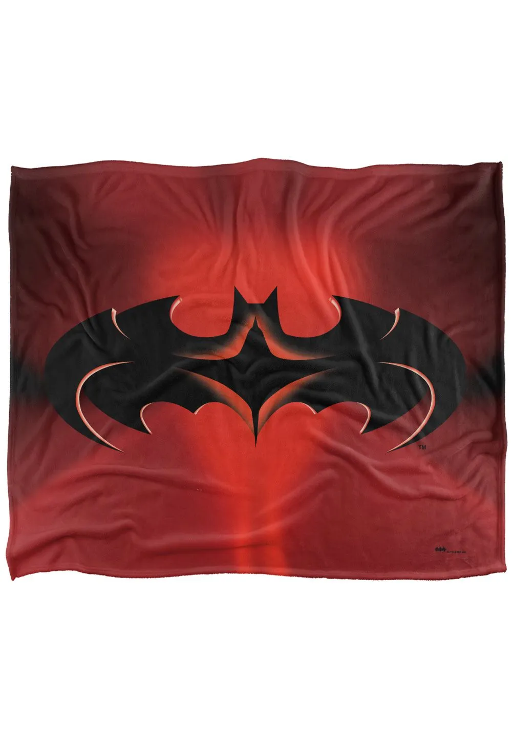 Batman Blanket, 152x127 cm & Robin Logo Silky Touch Super Soft Throw Blanket in White
