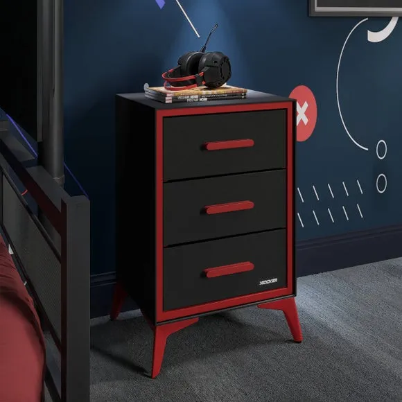 X Rocker Arcane 3 Drawer Chest 1