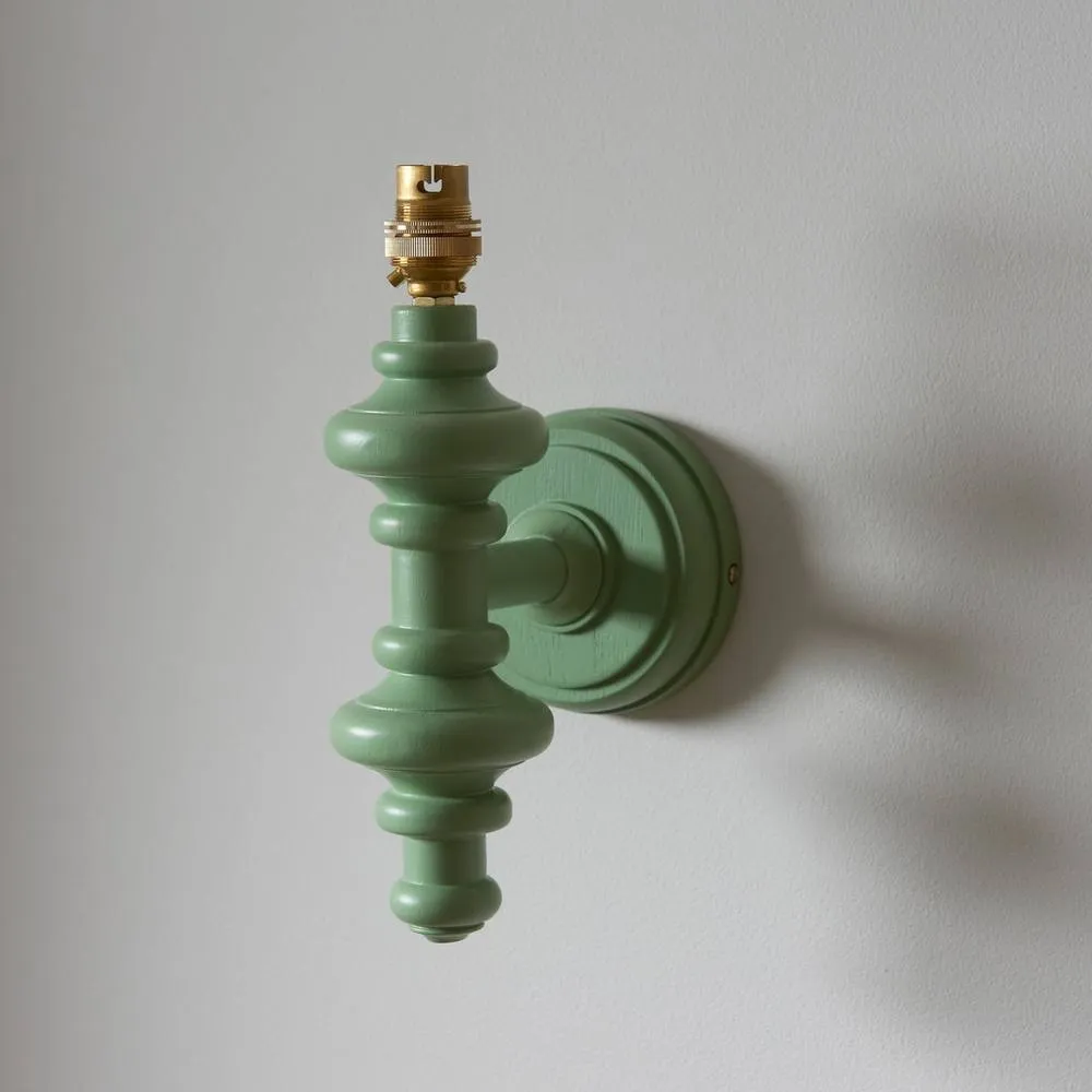 Netlighting Carnaby Green Wall Light Green Fabric Zigzag Shade 20cm B22 5