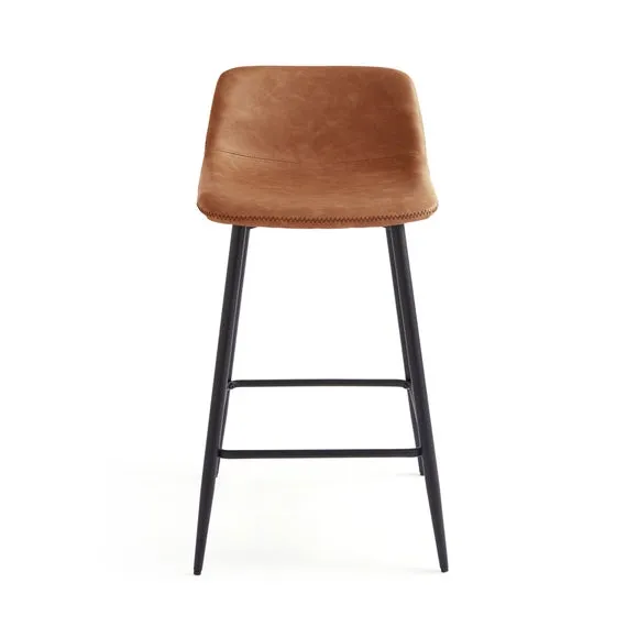 Jayden Counter Height Bar Stool, Faux Leather 5