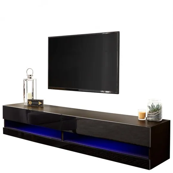 Galicia LED Wide Floating Wall TV Unit for TVs up to 67" 4