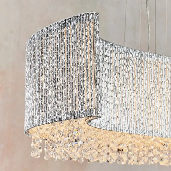 Vogue Galina 8 Light Crystal Ceiling Light 3