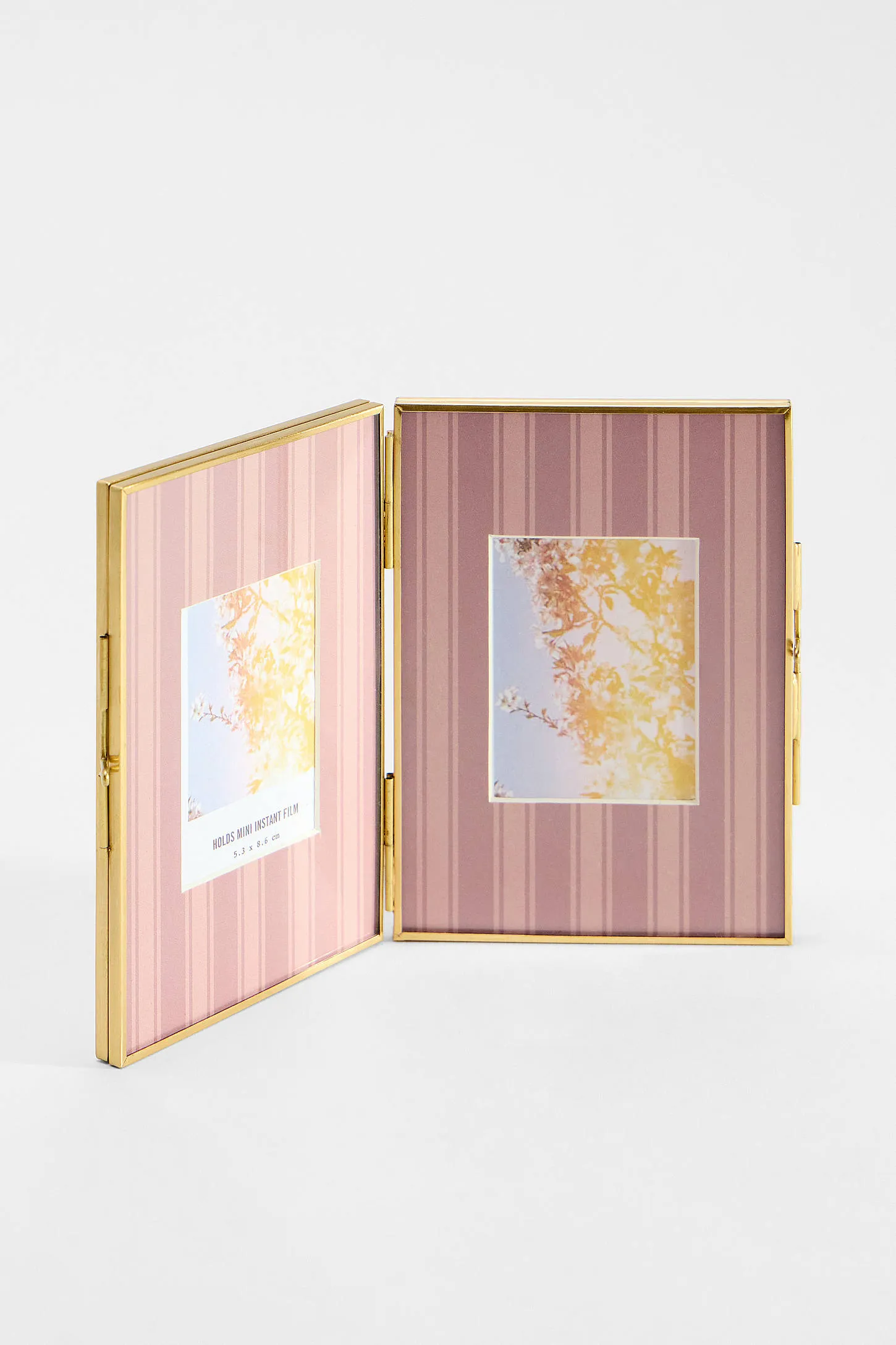 Georgia Pink Stripe Instax Photo Frame - Pink ALL 3