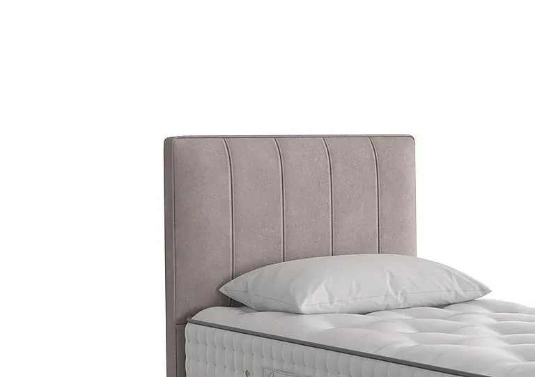 Hera Headboard - Single - Faux Suede Dove
