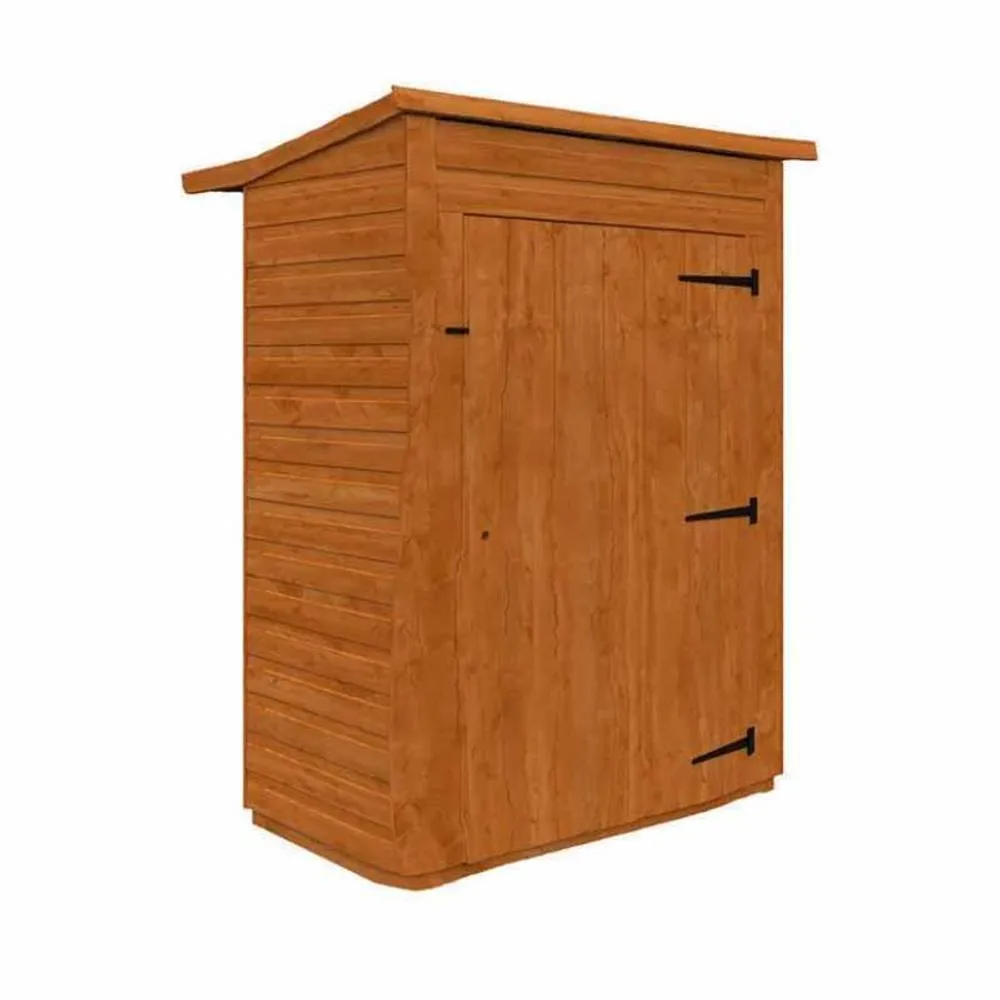 Buttercup Farm 3x2 Flex Pent Tool Room 12mm Flex - L60 x W98.8 x H213.5 cm in Burnt Orange