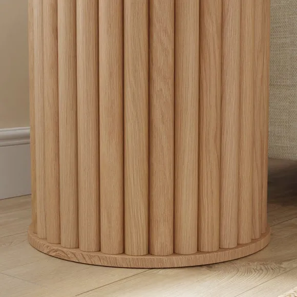 Lucin Travertine Effect Side Table 6