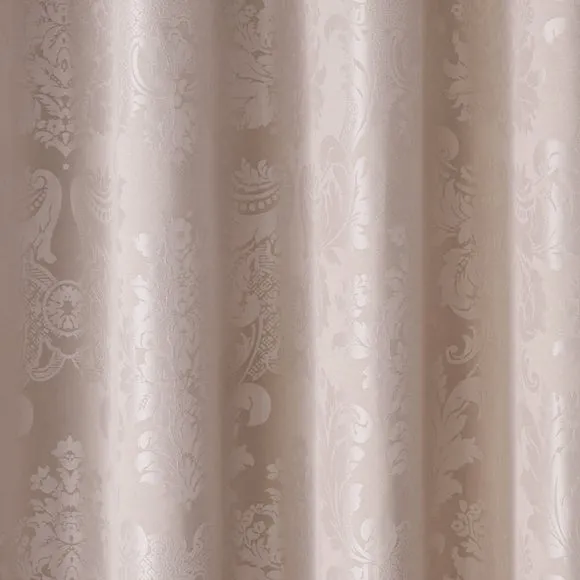 Catherine Lansfield Damask Jacquard Eyelet Curtains 3