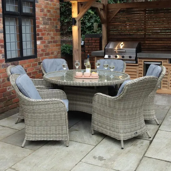 Wentworth 6 Seater Imperial Outdoor Dining Set 3