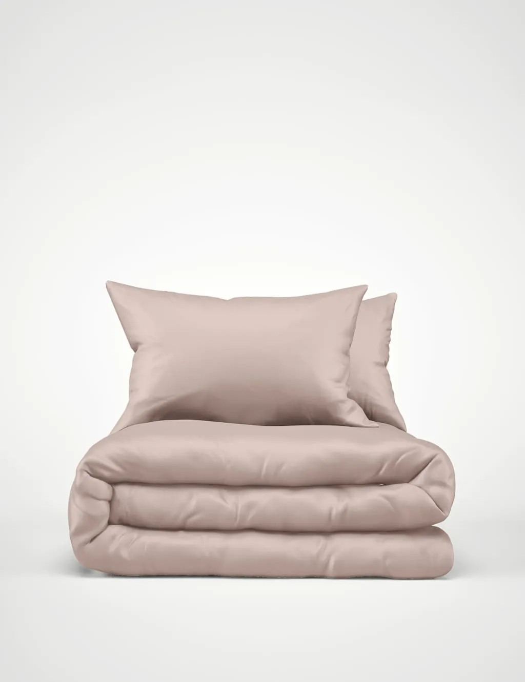 M&S Egyptian Cotton 400 Thread Count Silky Bedding Set Blush Pink