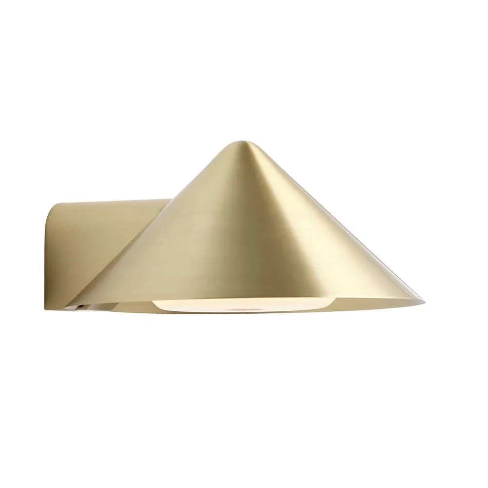 Frandsen Grasp LED Rechargeable Wall Light Solid Brass 2