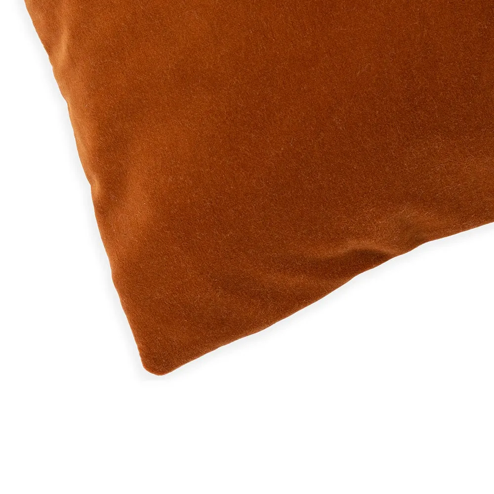Heal's Velvet Cushion Toffee 45 x 45cm 3