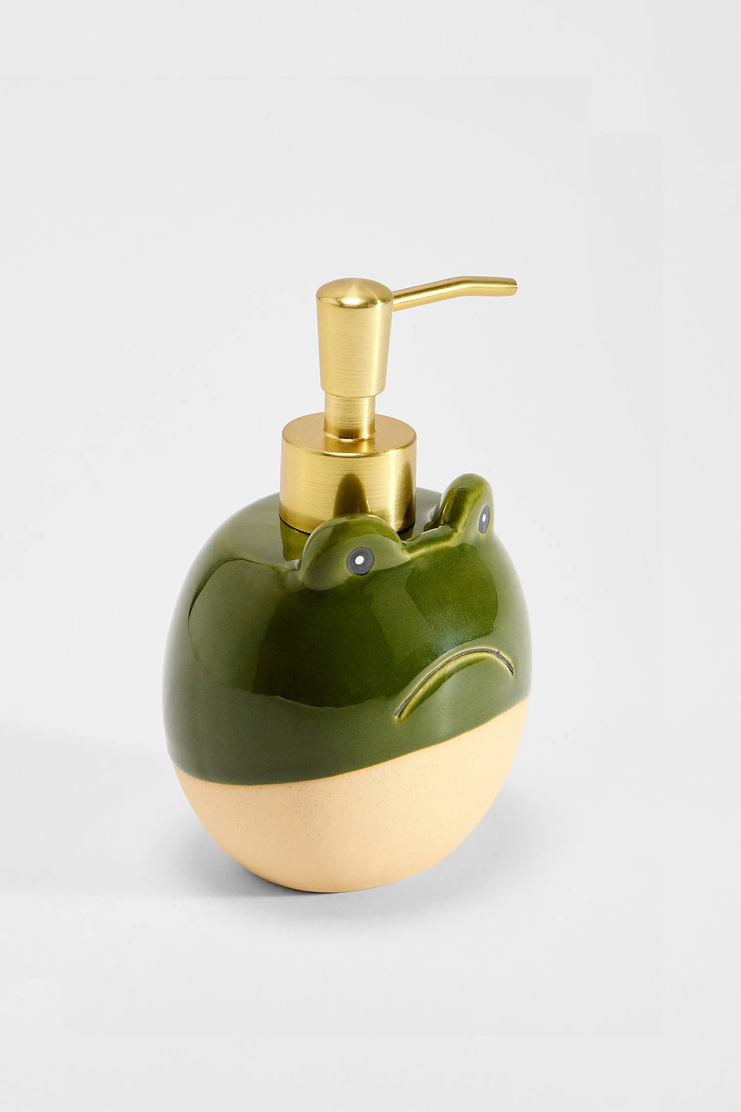 Grumpy Frog Soap Dispenser - Green ALL 4