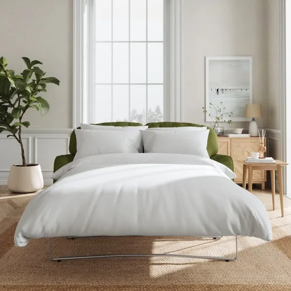Martha Matte Plush Velvet 2 Seater Double Sofa Bed 1