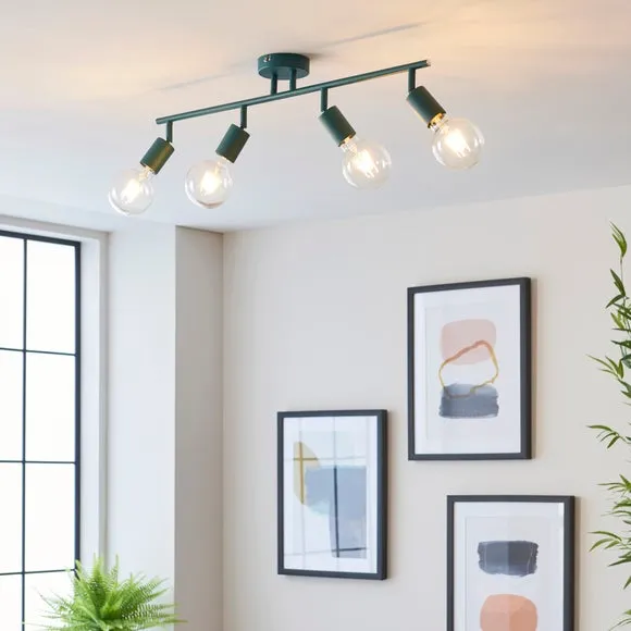 Elements Koppla 4 Light Semi Flush Spotlight Bar 3