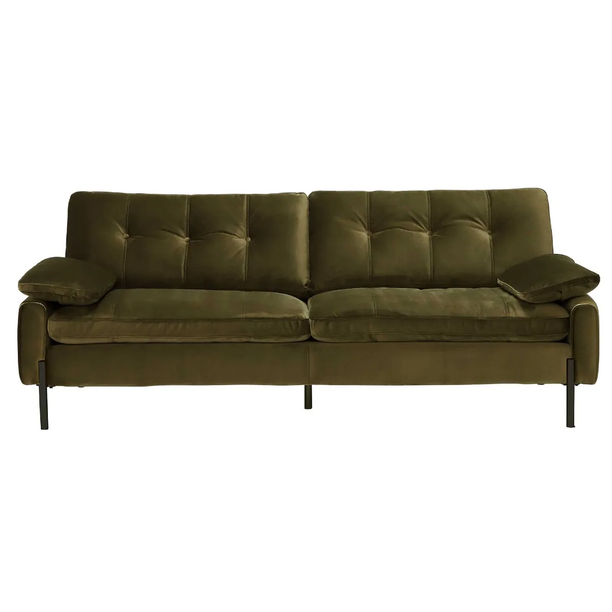 Tristan 3 Seater Sofa, Lush Velvet Green