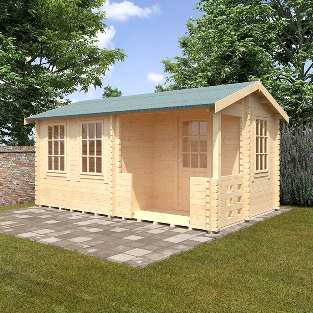 Buttercup Farm 16x10 The Gyles 44mm Cabin - L475 x W295 x H261.6 cm in Natural 2