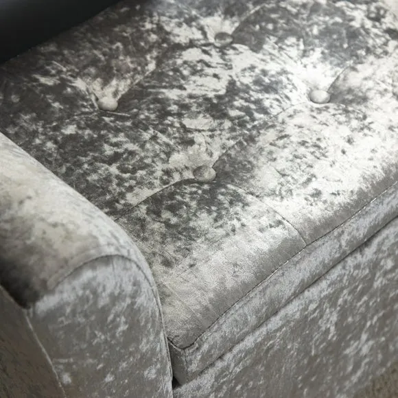 Verona Crushed Velvet Ottoman Window Seat 3