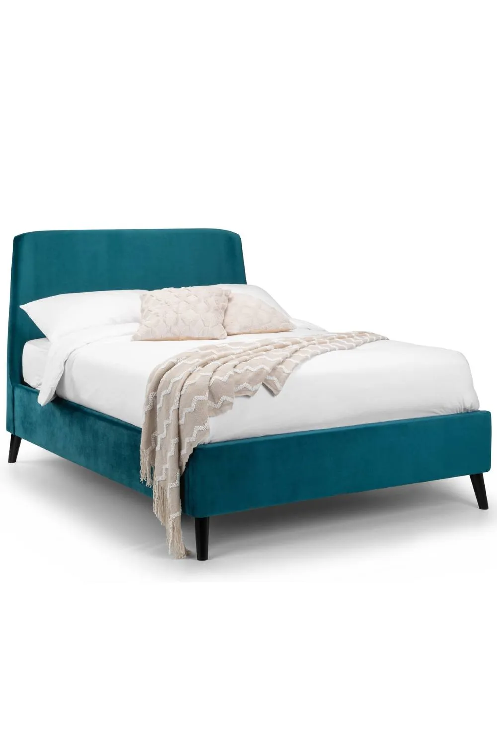 Julian Bowen Frida Upholstered Bed in Teal 2