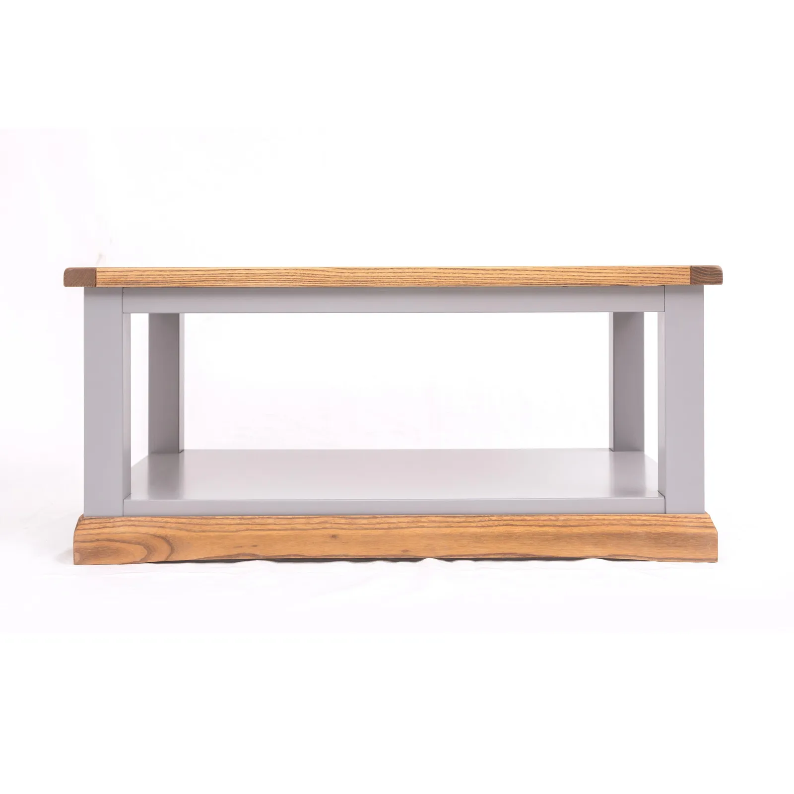 Cabinet Bits Coffee Table with Shelf - H45 W100 D60cm in Mid Grey 3