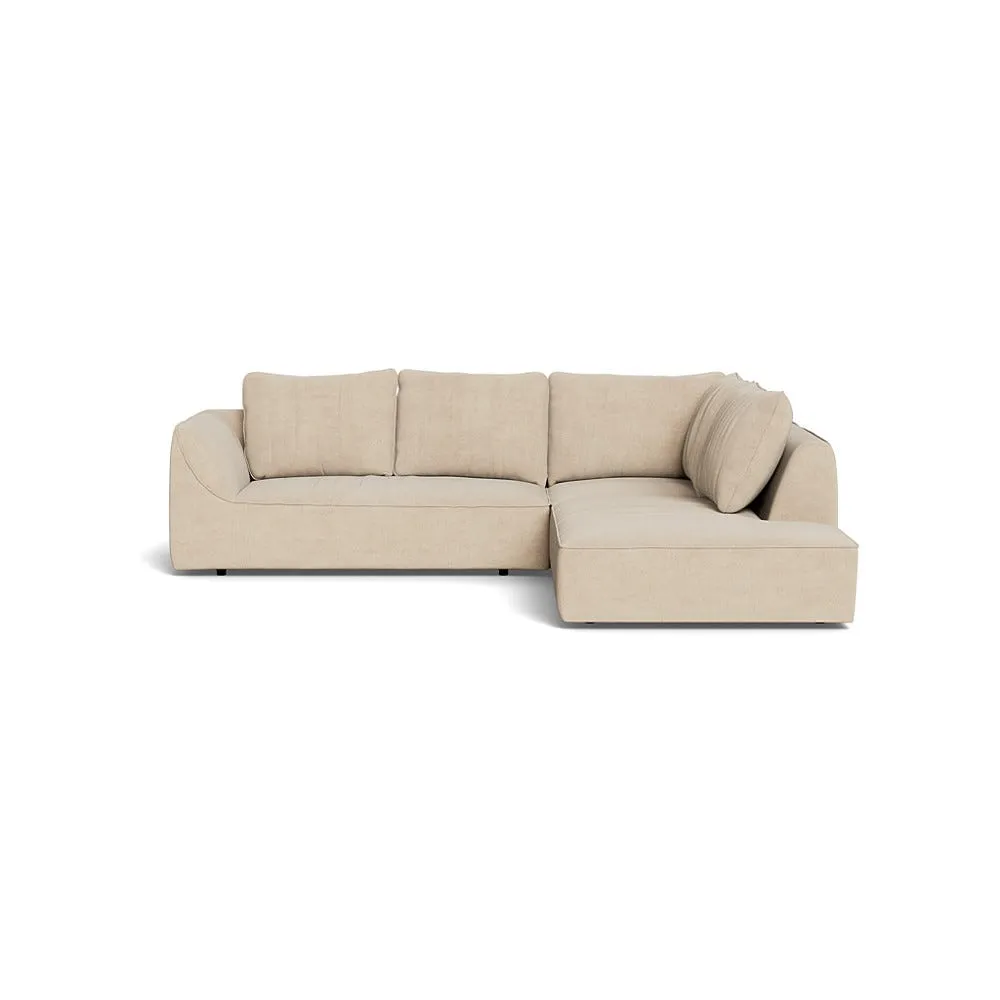 Heal's Morven Right Hand Facing Large Corner Sofa Brushed Cotton Oat 1