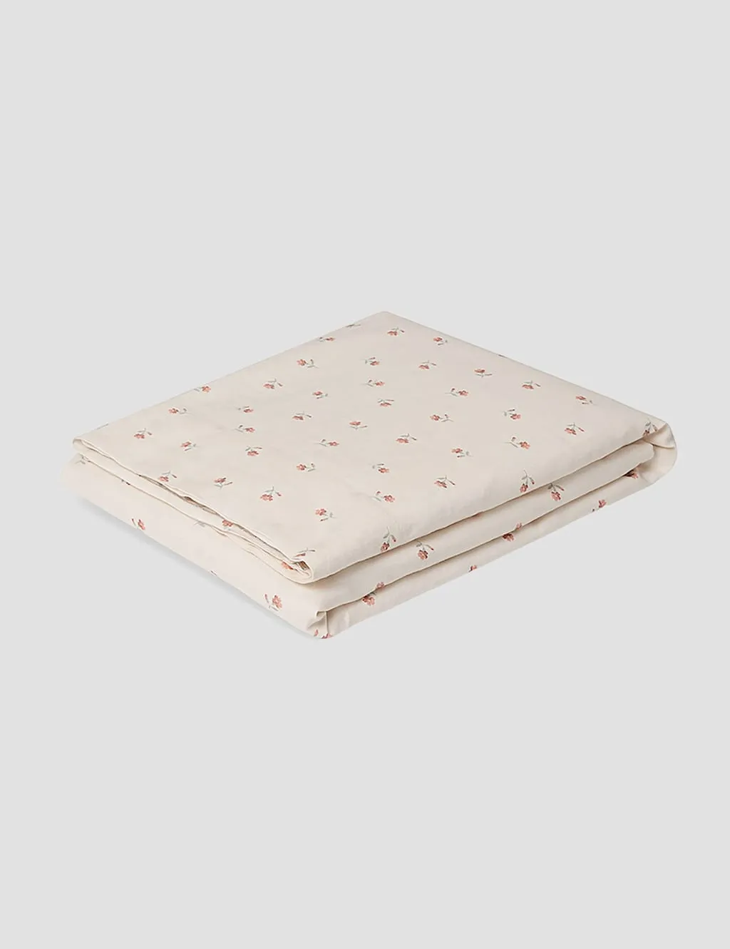 Piglet In Bed Linen Rich Printed Flat Sheet Pearl