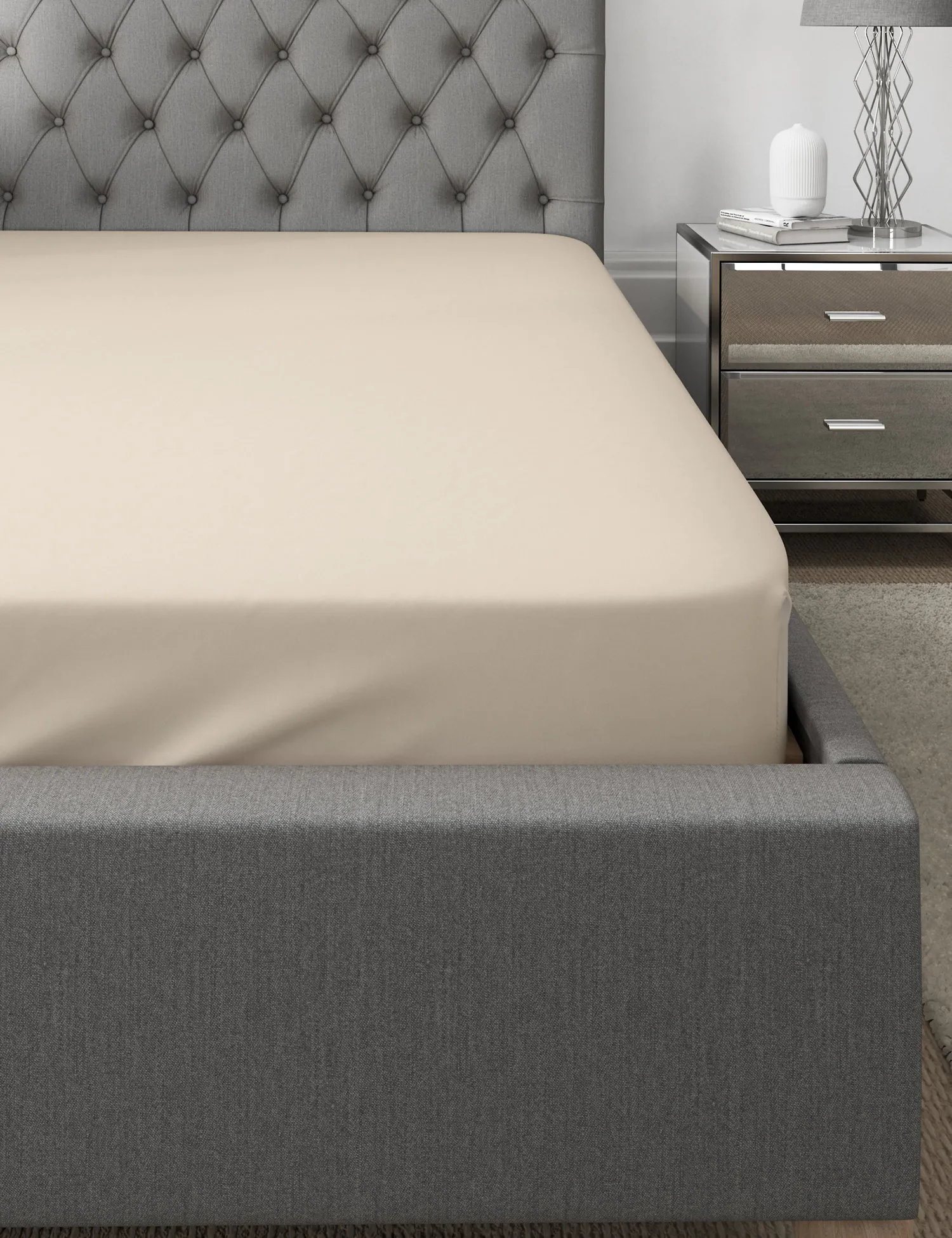 M&S Dreamskin® Pure Cotton Fitted Sheet