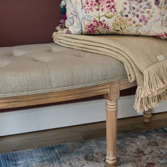 Voyage Maison Annette Linen Footstool 6