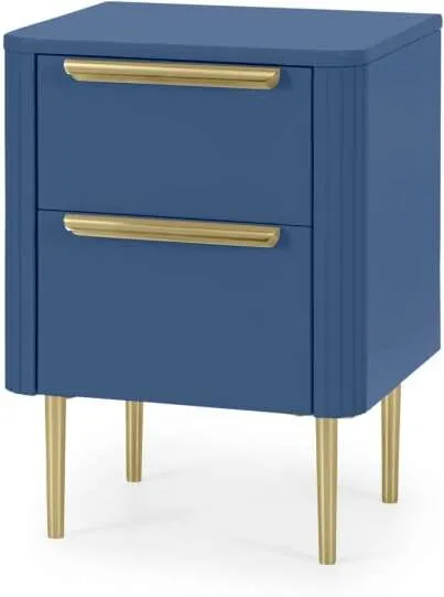 Ebro Bedside Table, Blue