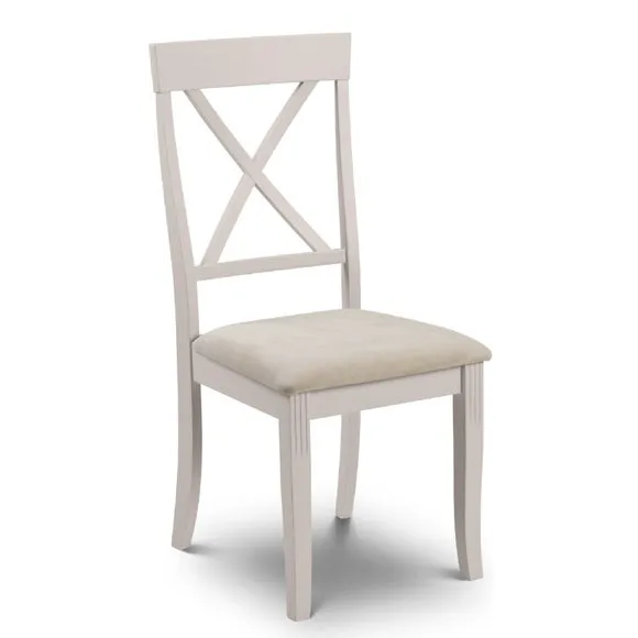 Davenport Set of 2 Dining Chairs, Faux Suede 3