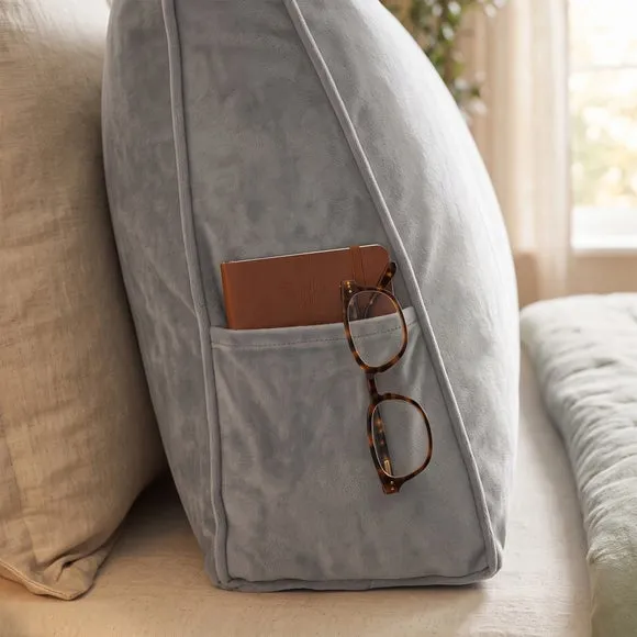 Velvet Headboard Bolster Cushion 4