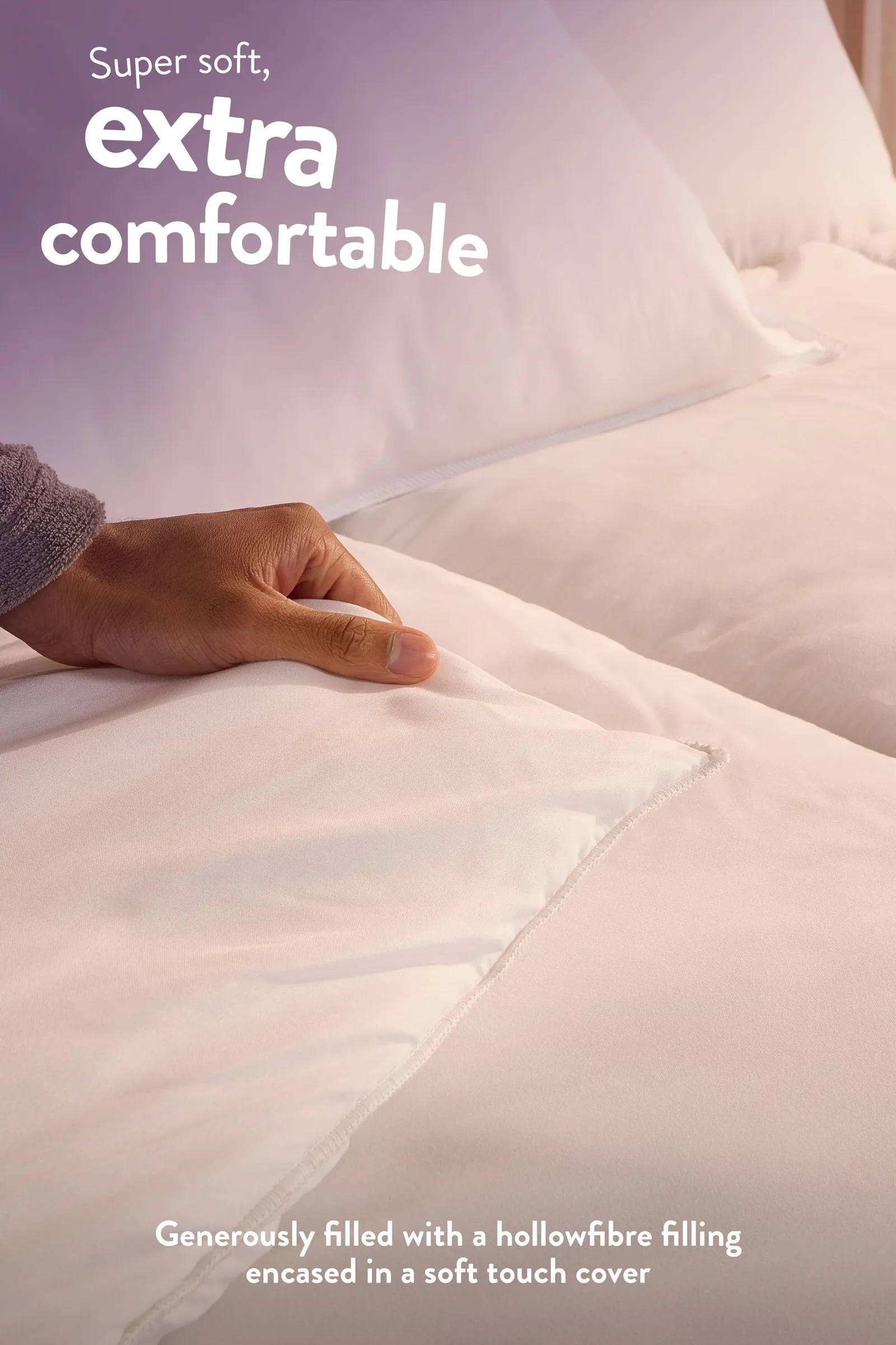 Slumberdown Chilly Nights 15 Tog Winter Duvet in White 4
