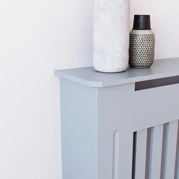 Return - Vida Designs Chelsea Radiator Cover, Grey Large 4