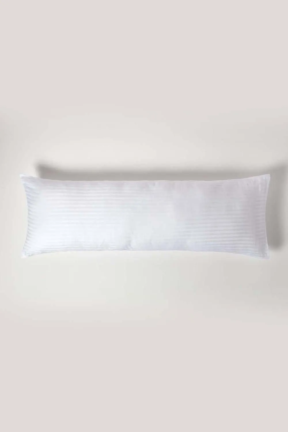 Homescapes Egyptian Cotton Ultrasoft Body Pillowcase 330 TC in White 1