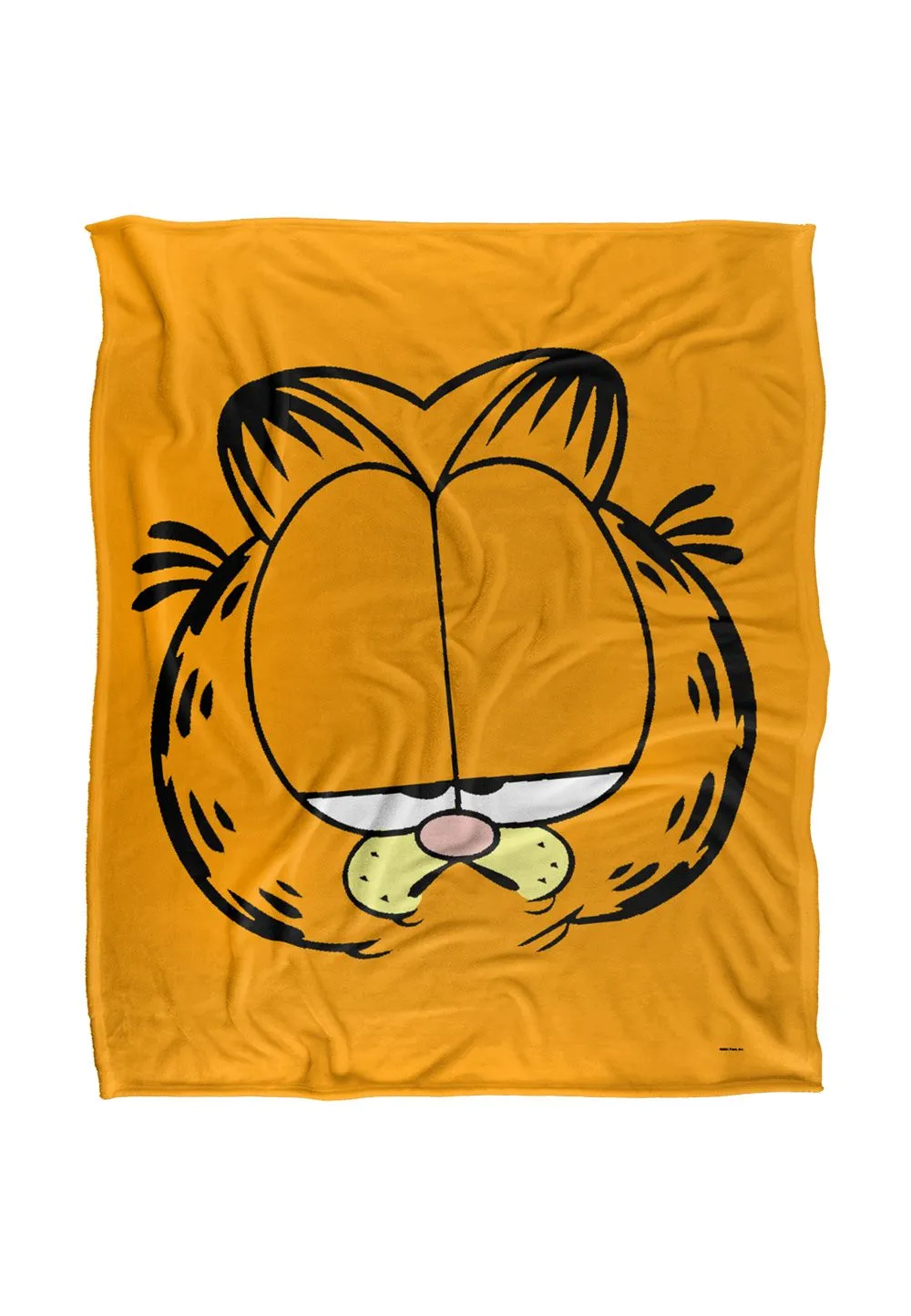 Garfield Big Head Silky Touch Super Soft Throw Blanket 152 X 127 cm in White