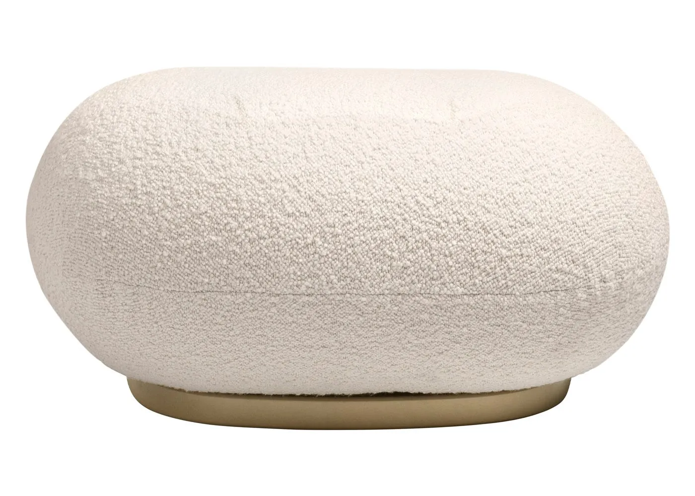 Gubi Pacha Ottoman with Pearl Gold Base 1